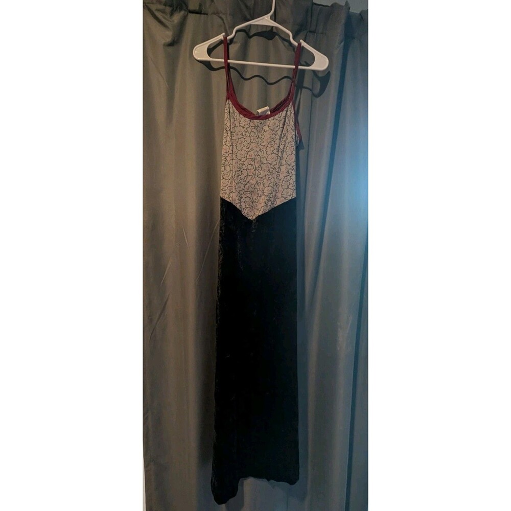Rubie's Med/Large Crushed Velvet Costume Dress Y2K Witchy Whimsigoth Renaissance